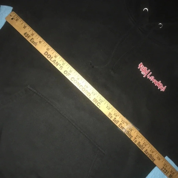 MONOPOLY Character Fully Loaded Hoodie Oversized Pouch Pocket small flaw Size M - Picture 5 of 10